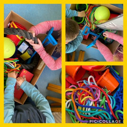 Jede Menge Spielzeug für die Pausenzeit!