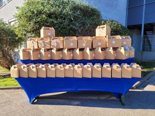 Die liebevoll zusammengestellten Starter-Boxen