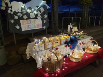 Adventsfenster Weihnachtsmarkt