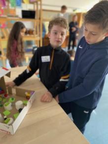 Die Kinder im Thinking-Prozess