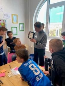 Die Kinder im Thinking-Prozess