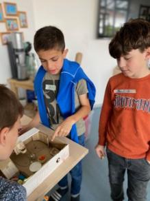 Die Kinder im Thinking-Prozess