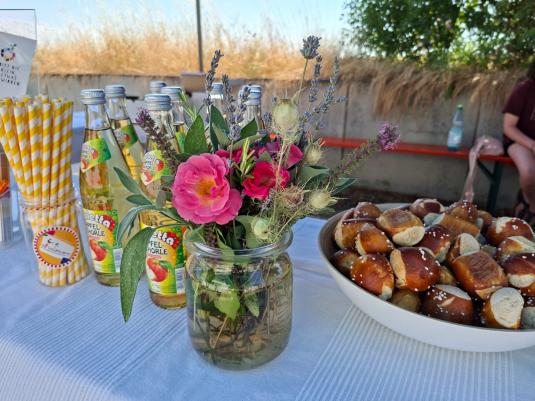 Ein leckeres Buffet der Schulförderer