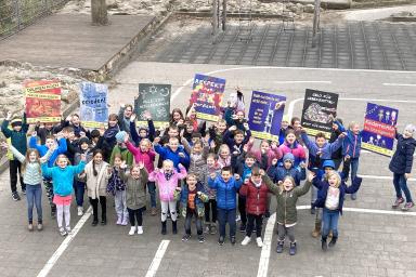 Kinder üben Mitbestimmung